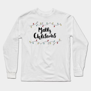 Merry Christmas lights Long Sleeve T-Shirt